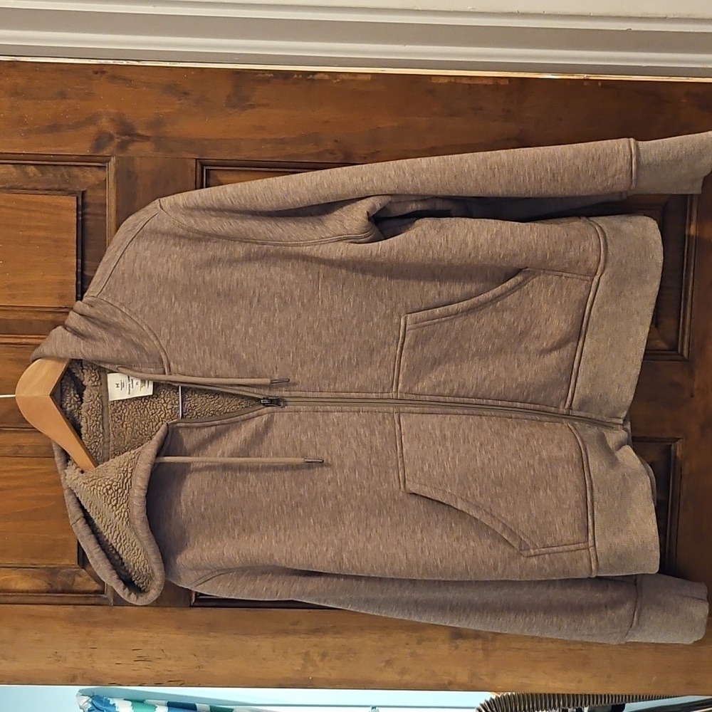 Womens Members Mark Sherpa Lined Full Zip Hoodie & Pants
